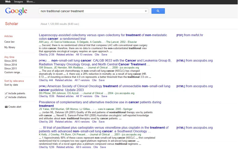 Google Scholar Search