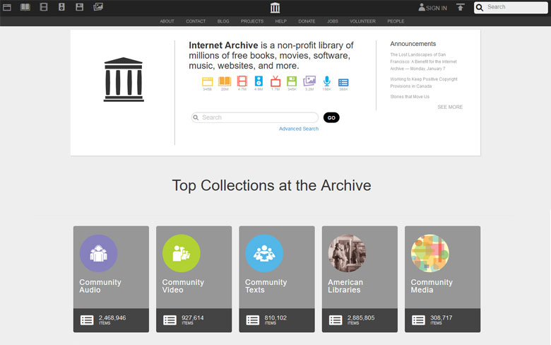 The Internet Archive Search