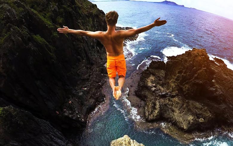 Cliff Jumping