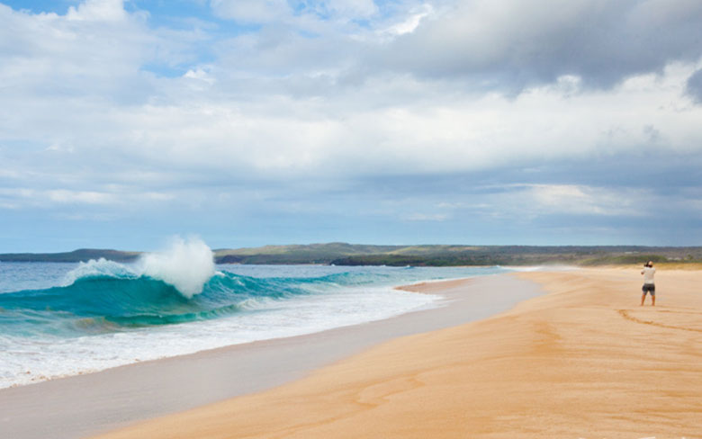 Papohaku beach, Molokai