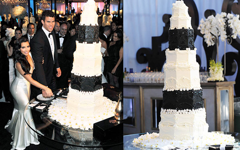 Kim Kardashian Wedding Cake